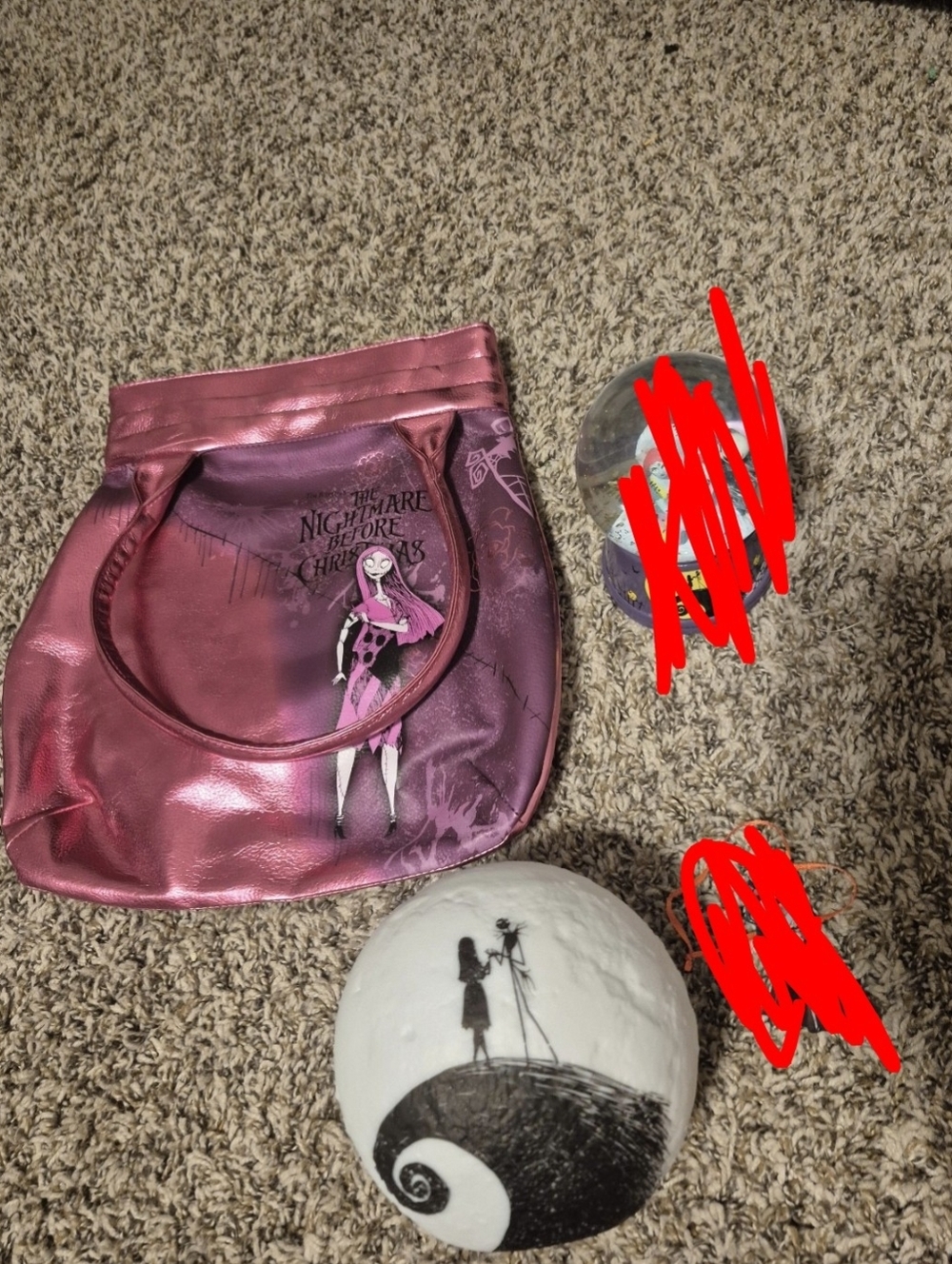Disney nightmare before Christmas sally pink purse